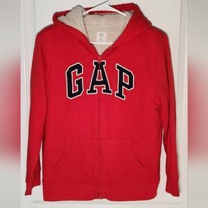 GAP Kids Sherpa Lined Zip-Up Hoodie - SIZE: XXL